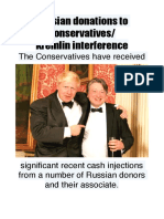 Russian Donations to Conservatives