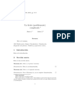 Morfismos y teoremas en geometría algebraica