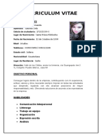 CURRICULUM VITAE Natalia Salcedo Actualizado