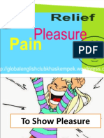 To Show Pleasure