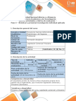 Guía de Actividades y Rúbrica de Evaluación - Paso 5 - Sintetizar y Presentar Investigación Individual Aplicada