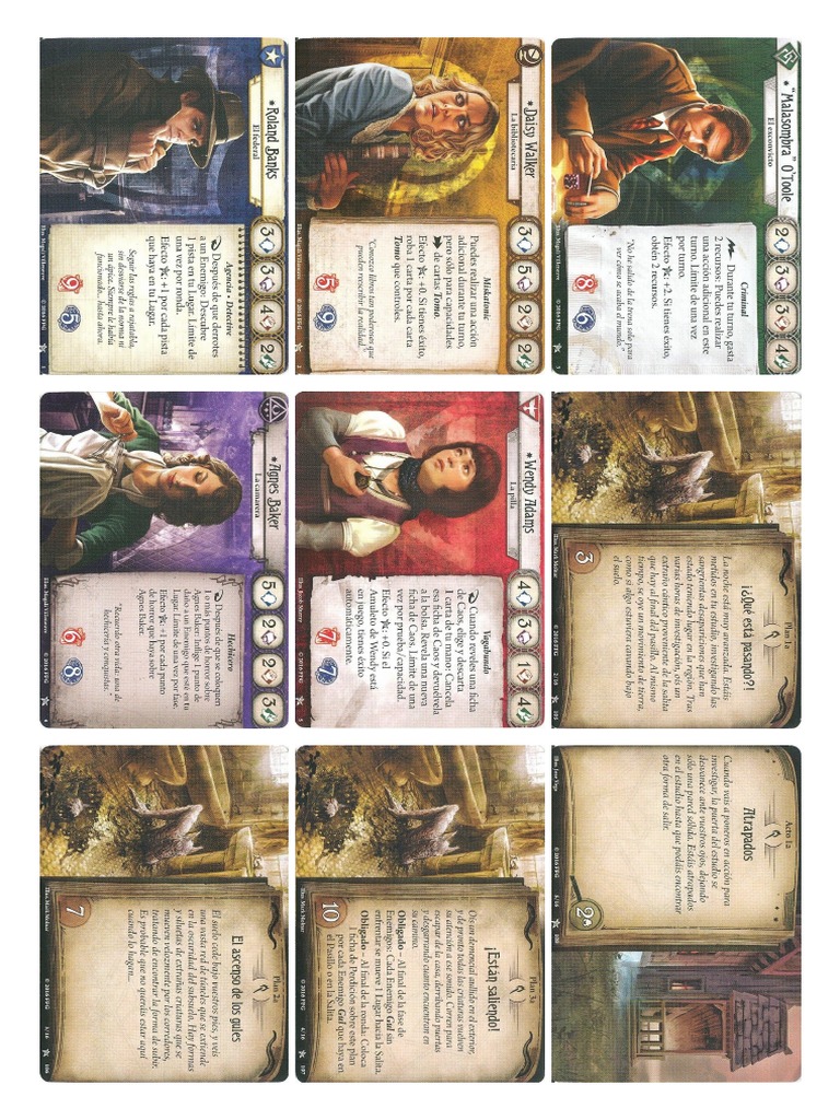 Cartas Arkham Horror | PDF