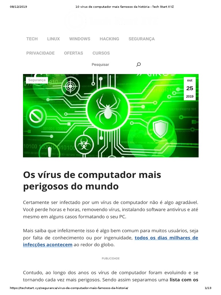 RTC em português  on X: O primeiro infectado