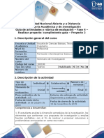 Guía de Actividades y Rúbrica de Evaluación - Fase 4 - Realizar Proyecto Cumplimiento Guía - Proyecto 2 PDF
