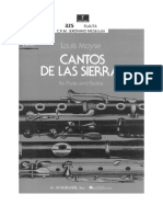 325 MOYSE, LOUIS - Cantos de Las Sierras (For Flute and Guitar) (F) PDF