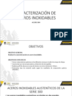 CARACTERIZACIÓN DE ACEROS INOXIDABLES.pptx