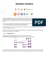 Propiedades Atomicas y Su Variacion Periodica