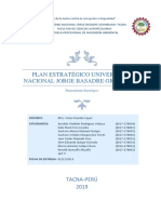 Plan Estratégico Universidad Nacional Jorge Basadre Grohmann