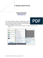 Ahp Dengan Expert Choice PDF