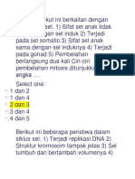 Soal XII Bio