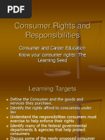 Consumer Rights and Responsibilities