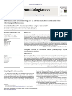 Fisiopatologia de La Artritis