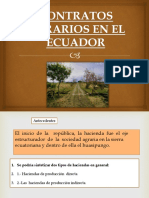 Historia del contrato de finquería en Ecuador