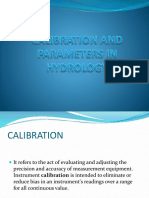 Calibration and Parameters in Hydrology