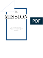 DFA Mission, Vision & Core Values