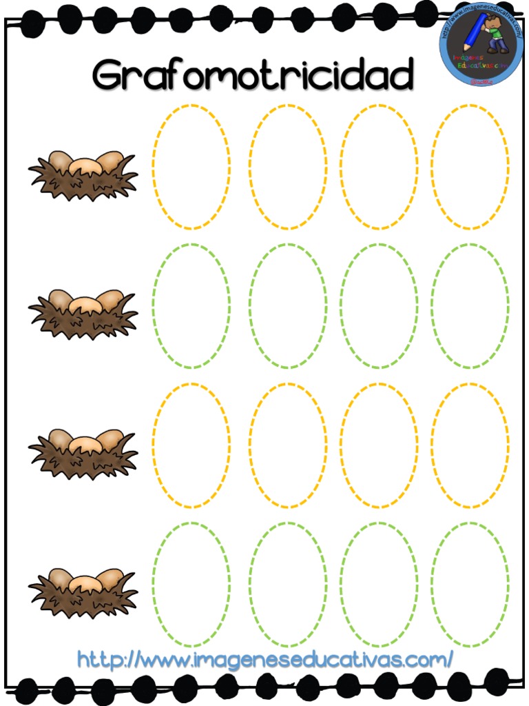 Grafomotricidad con Animales para Niños | PDF