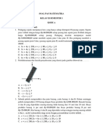 Soal Pas Kelas Xi Sem 1 (Kode A)