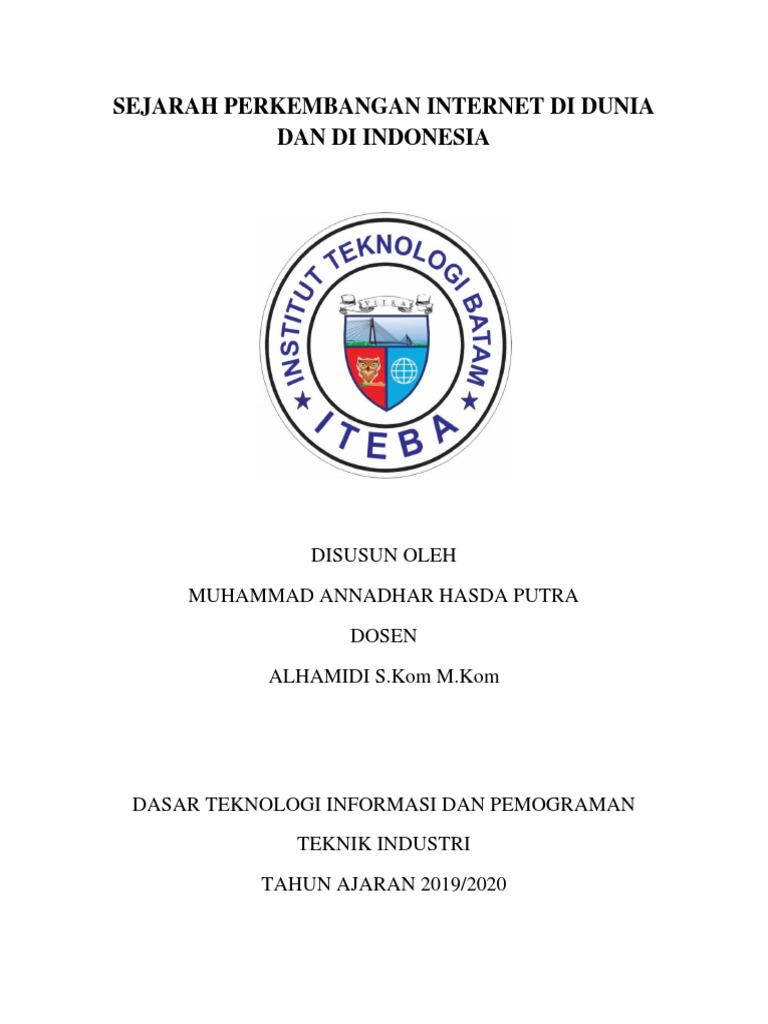 Sejarah Perkembangan Internet Di Dunia Dan Di Ind…