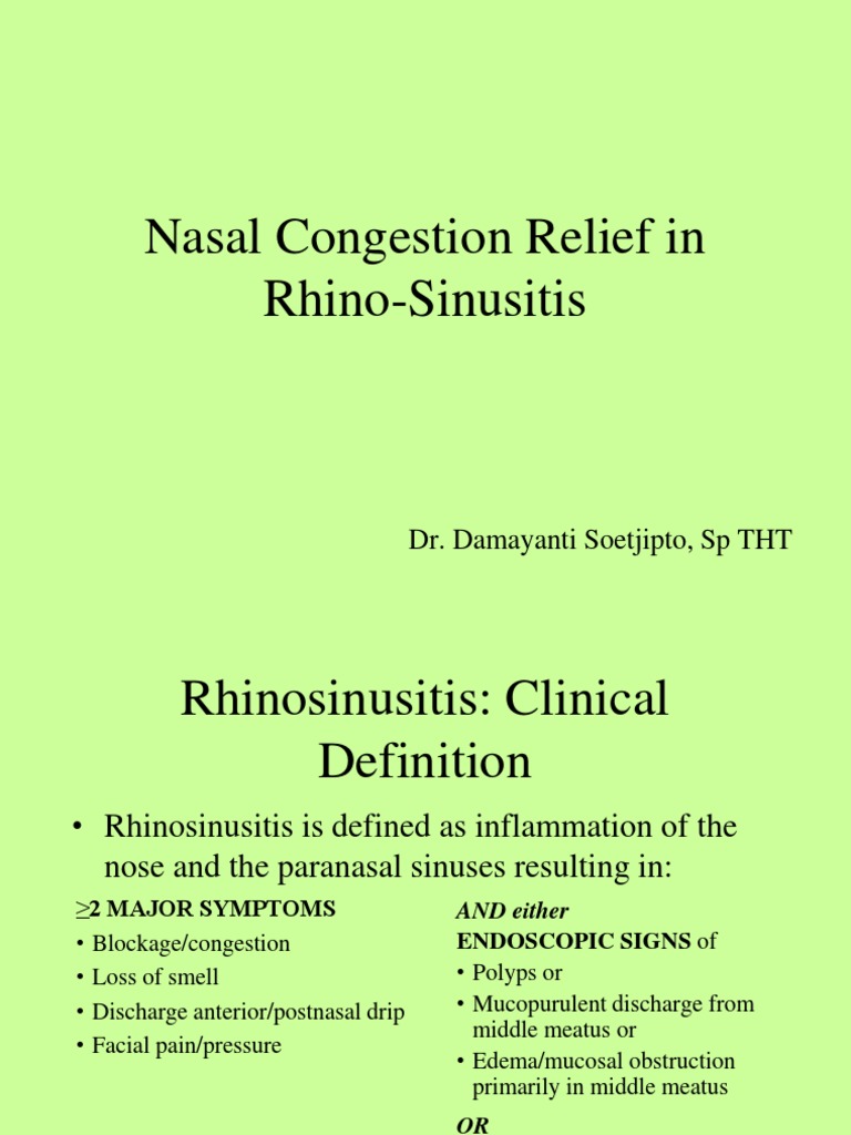 Sinusitis ppt deals