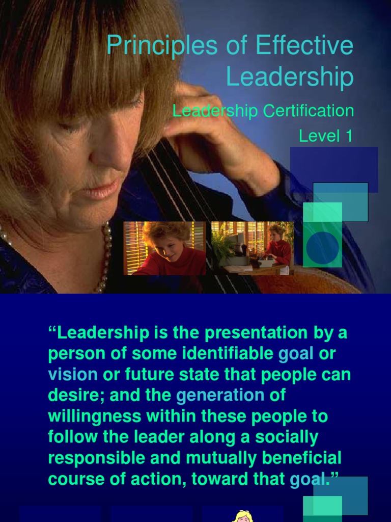 Effective Leadership - Lvl1 | PDF | Goal | Leadership