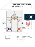 Rencana Upacara Kemah Blok II Tahun 2019