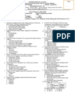 Soal Ujian Uts 1 Kelas 8 IPS k13