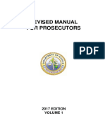 DOJ Revised Manual For Prosecutors 2017 Volume 1 PDF