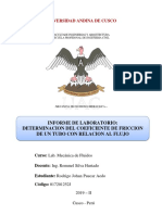 Determinacion de Coeficiente de Friccion PDF