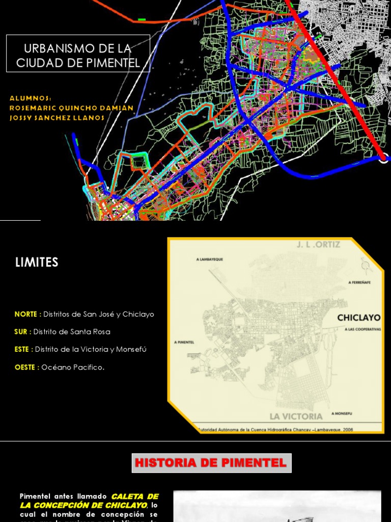 Urbanismo de La Ciudad de Pimentel | PDF