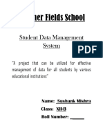 C++ Project Student Report Card