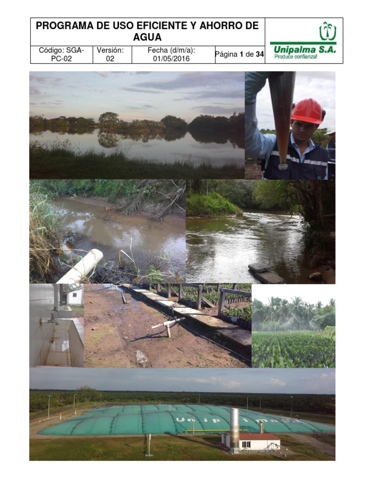 Programa de Ahorro y Uso Eficiente del Agua | PDF | Riego | Agua