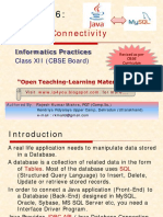 Chapter 6-DatabaseConnectivity PDF