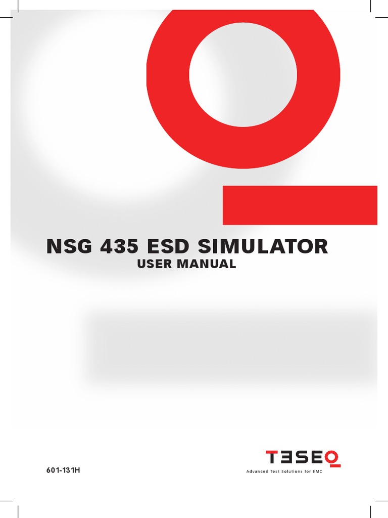 ESD User Manual | Download Free PDF | Electrostatic Discharge | Battery ...