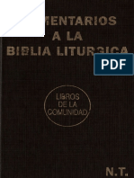 secretariado nacional de liturgia - comentarios a la biblia liturgica (nt).pdf