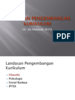 Landasan Filosofis, Komponen Dan Prinsip-Prinsip Pengembangan Kurikulum - PPS PDF