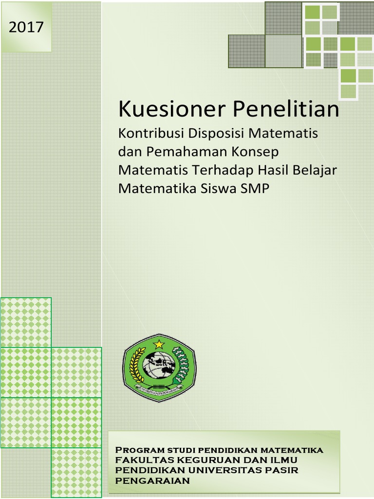 Angket Disposisi Matematis | PDF