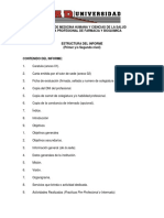 Estructura Del Informe