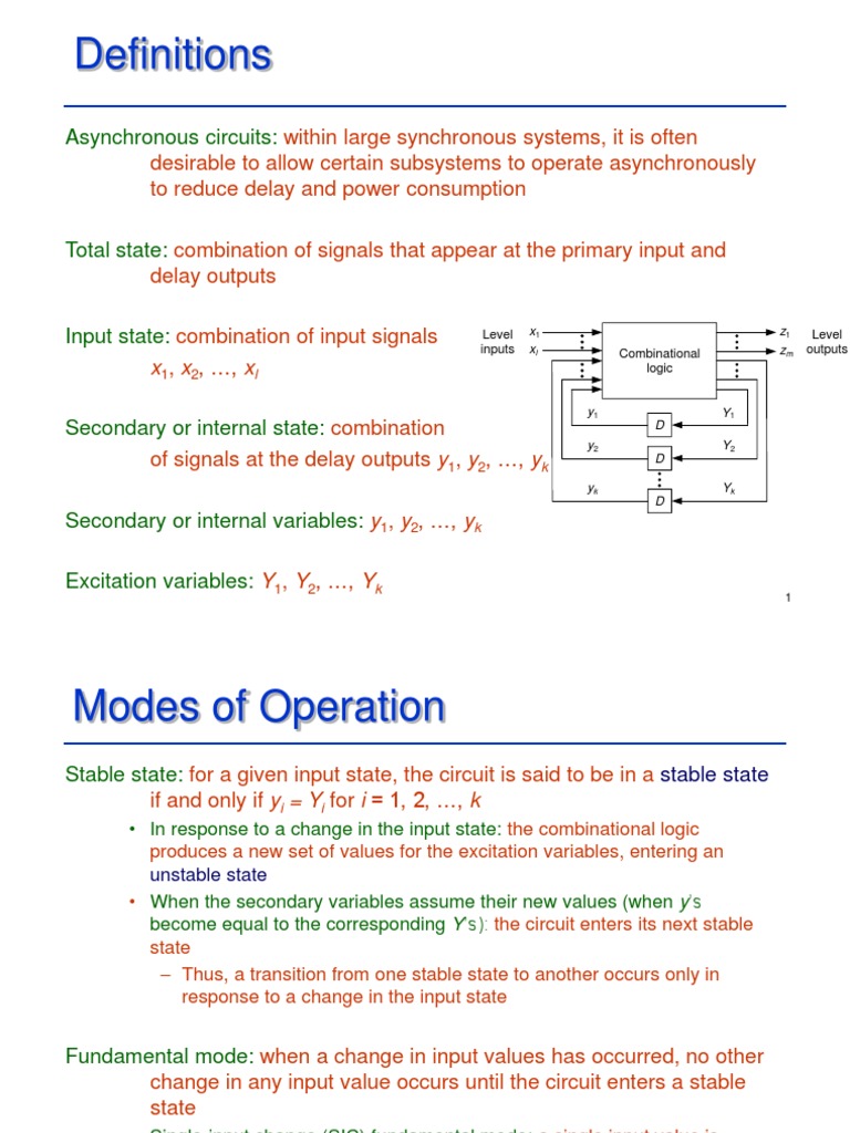 Asynchronous Sequential Circuit Design | PDF | Function (Mathematics ...
