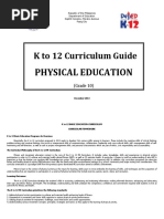 K to 12 PE and Health Curriculum Guide | PDF