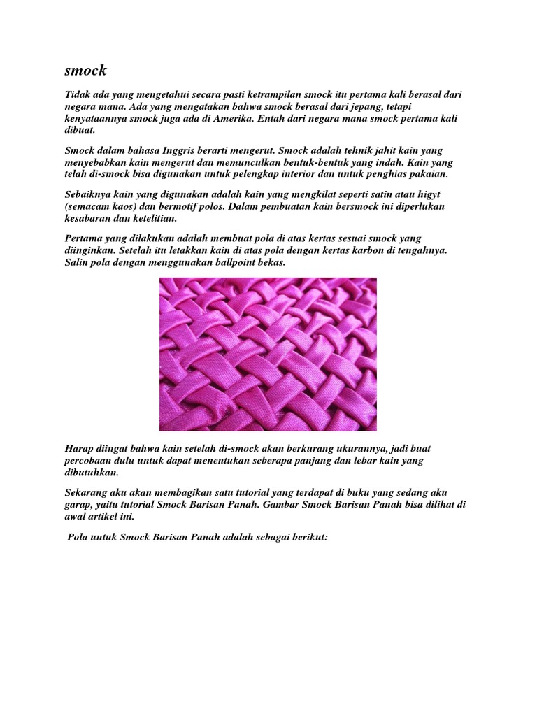 Smock Pdf
