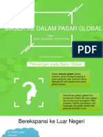 Pemasaran Chapter 8 (Masuk Ke Dalam Pasar Global)