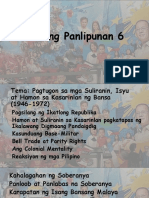 Araling Panlipunan 6 3rd Quarter - List of Topics PDF