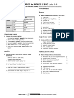 Repaso Unidad 1-8 Para La Prueba Extraordinaria de Septiembre