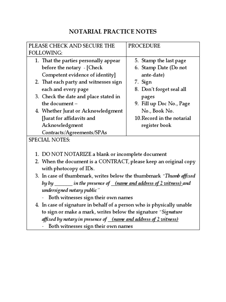 Notarial Practice Procedure Guidelines | PDF | Social Science | Law