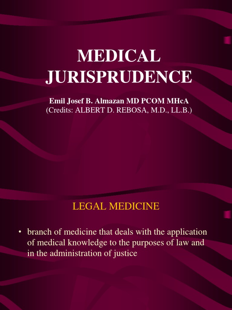 MEDICAL JURISPRUDENCE EXAMPLES visual data 3