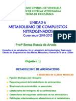 UNIDAD 6.metabolismo Nitrogenado PDF