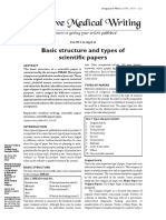 01 Basic Structure and Types of Scientific Papers