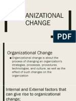 Organizational Change