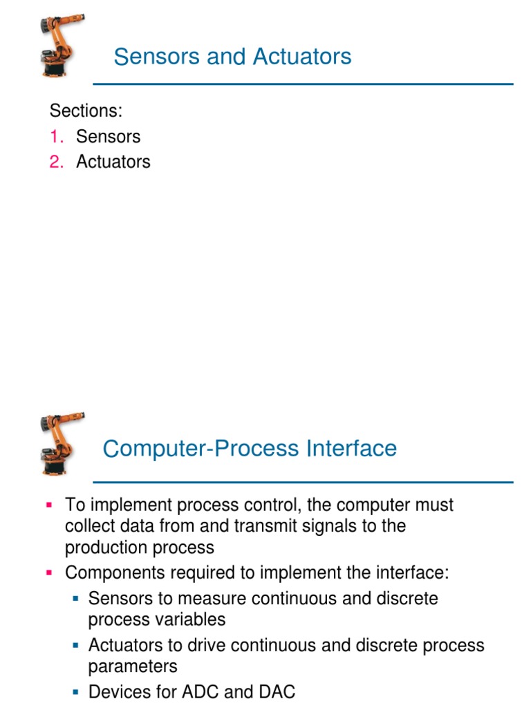 Sensors and Actuators | PDF | Actuator | Sensor