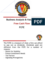 Business Analysis & Valuation Fcfe: Free Cash Flow